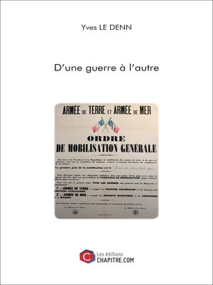 cover image of D'une guerre à l'autre